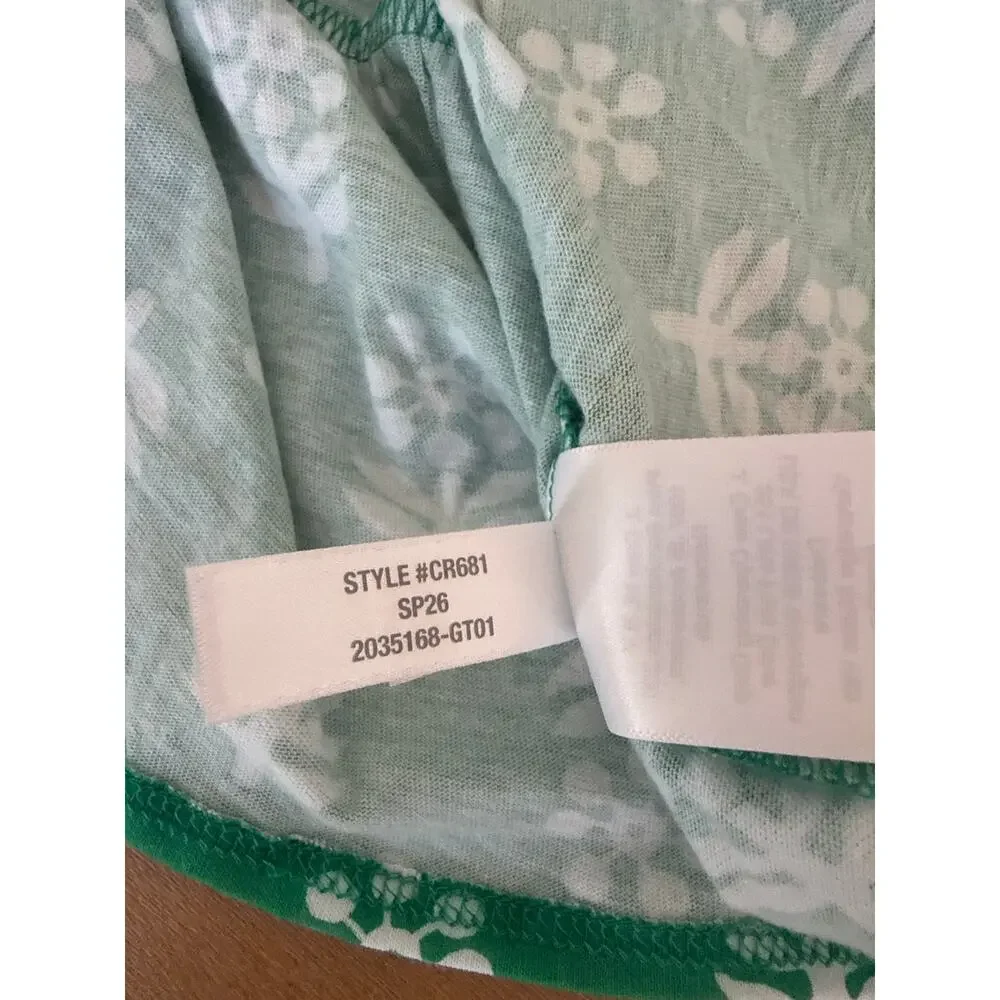 J.Crew Crewcuts 4 Girls' Emerald Beryl dress Spring 26